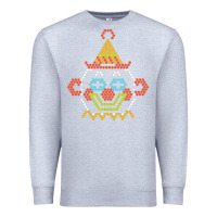 Heather Grey lite brite Premium Sweatshirt - artisFamous