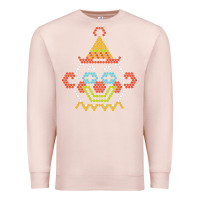 Pale Pink lite brite Premium Sweatshirt - artisFamous