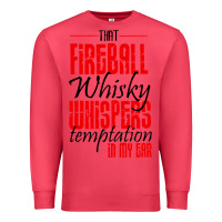 Cardinal fireball whisky whispers Premium Sweatshirt - artisFamous