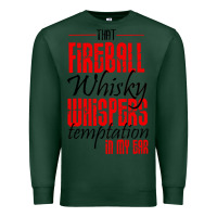 Sports Green fireball whisky whispers Premium Sweatshirt - artisFamous