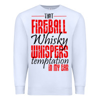 White fireball whisky whispers Premium Sweatshirt - artisFamous