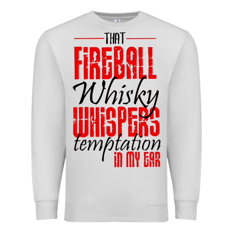 Fireball Whisky Whispers Premium Sweatshirt by artisFamous | Teevron