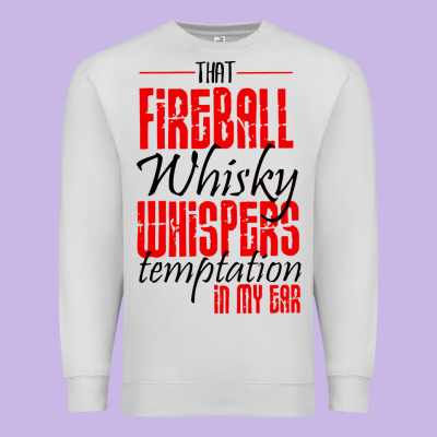 Fireball Whisky Whispers Premium Sweatshirt Designed By Artisfamous