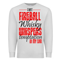 Dove Grey fireball whisky whispers Premium Sweatshirt - artisFamous