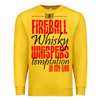 Lemon fireball whisky whispers Premium Sweatshirt - artisFamous