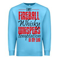 Ocean Blue fireball whisky whispers Premium Sweatshirt - artisFamous