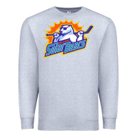 Heather Grey solar bears Premium Sweatshirt - artisFamous