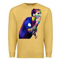 Antique Gold LIONEL MESSI Premium Sweatshirt - artisFamous