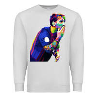 Dove Grey LIONEL MESSI Premium Sweatshirt - artisFamous
