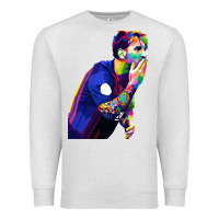 Oatmeal Heather LIONEL MESSI Premium Sweatshirt - artisFamous