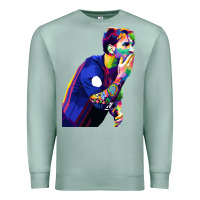 Seafoam LIONEL MESSI Premium Sweatshirt - artisFamous