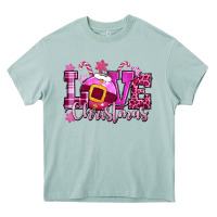 Arona love christmas pink Heavy Core Tee - CowGirlArtShop