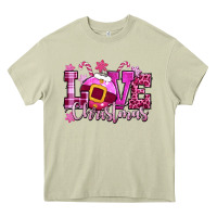 Mossy love christmas pink Heavy Core Tee - CowGirlArtShop
