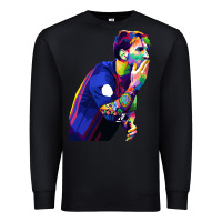 Black LIONEL MESSI Premium Sweatshirt - artisFamous