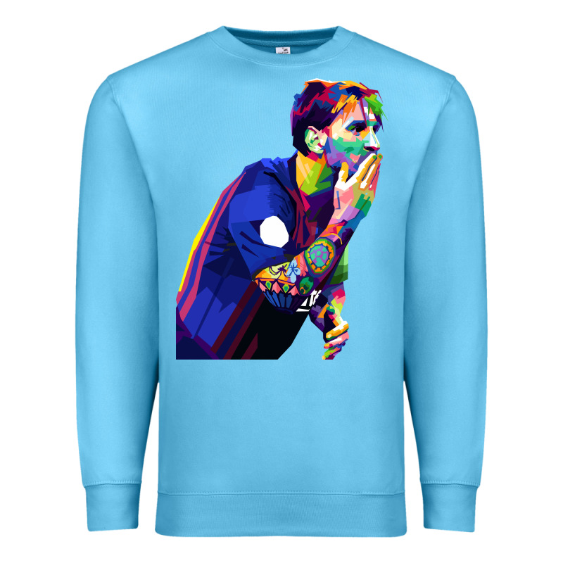 Lionel Messi Premium Sweatshirt by artisFamous | Teevron