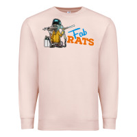 Pale Pink fabrats Premium Sweatshirt - artisFamous