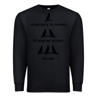 Black attempted murder cute Premium Sweatshirt - artisFamous
