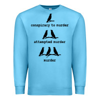 Ocean Blue attempted murder cute Premium Sweatshirt - artisFamous