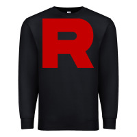 Black r is team rocket Premium Sweatshirt - artisFamous