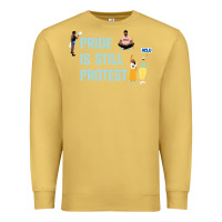 Antique Gold pride is still protest Premium Sweatshirt - artisFamous