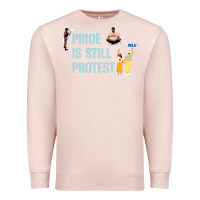 Pale Pink pride is still protest Premium Sweatshirt - artisFamous
