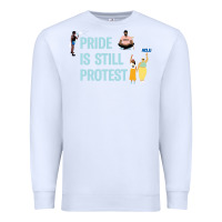 White pride is still protest Premium Sweatshirt - artisFamous