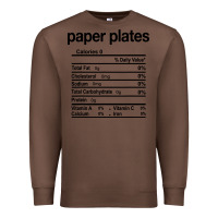 Chestnut paper plates nutrition facts funny thanksgiving christmas Premium Sweatshirt - artisFamous