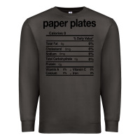Smoke paper plates nutrition facts funny thanksgiving christmas Premium Sweatshirt - artisFamous