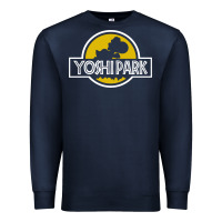 Navy yoshi park Premium Sweatshirt - artisFamous