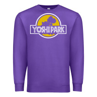 Purple yoshi park Premium Sweatshirt - artisFamous