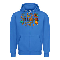 True Royal one thankful yaya Zipper Hoodie - JahusDesignShop