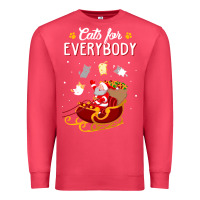 Cardinal cats for everybody cat christmas ugly christmas sweatshirt Premium Sweatshirt - artisFamous