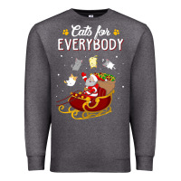Charcoal Heather cats for everybody cat christmas ugly christmas sweatshirt Premium Sweatshirt - artisFamous