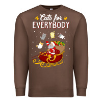 Chestnut cats for everybody cat christmas ugly christmas sweatshirt Premium Sweatshirt - artisFamous