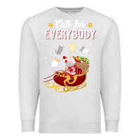 Oatmeal Heather cats for everybody cat christmas ugly christmas sweatshirt Premium Sweatshirt - artisFamous