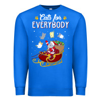 True Royal cats for everybody cat christmas ugly christmas sweatshirt Premium Sweatshirt - artisFamous