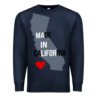 Navy made in california Premium Sweatshirt - artisFamous