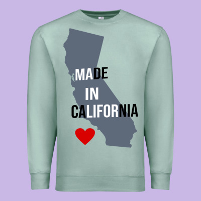 Made In California Premium Sweatshirt Designed By Artisfamous