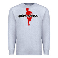 Heather Grey box car racer Premium Sweatshirt - artisFamous