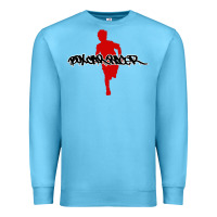Ocean Blue box car racer Premium Sweatshirt - artisFamous