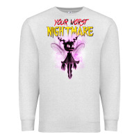 Oatmeal Heather Your Worst Nightmare Premium Sweatshirt - artisFamous