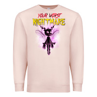 Pale Pink Your Worst Nightmare Premium Sweatshirt - artisFamous