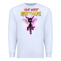 White Your Worst Nightmare Premium Sweatshirt - artisFamous