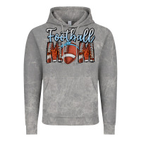 Cloud Rock Football Mom Vintage Hoodie - CowhideDigitalArt