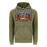 Vintage Olive Football Mom Vintage Hoodie - CowhideDigitalArt