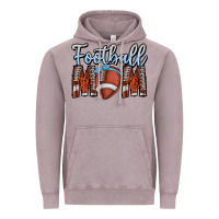 Vintage Zinc Football Mom Vintage Hoodie - CowhideDigitalArt