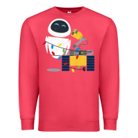 Cardinal wall e eve christmas light wrap graphic t shirt Premium Sweatshirt - artisFamous