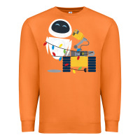 Carrot wall e eve christmas light wrap graphic t shirt Premium Sweatshirt - artisFamous