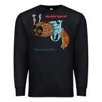 Black Double Barrel Premium Sweatshirt - artisFamous