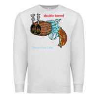 Oatmeal Heather Double Barrel Premium Sweatshirt - artisFamous